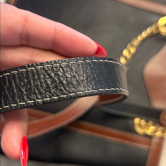 BALLY Black and Brown Woven Handbag - Picture 12 of 16